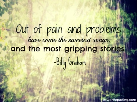 Pain quote by Billy Graham