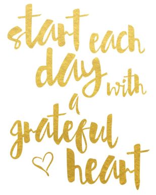 gratitude-start each day