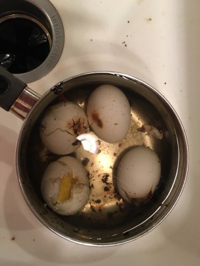 boiled eggs